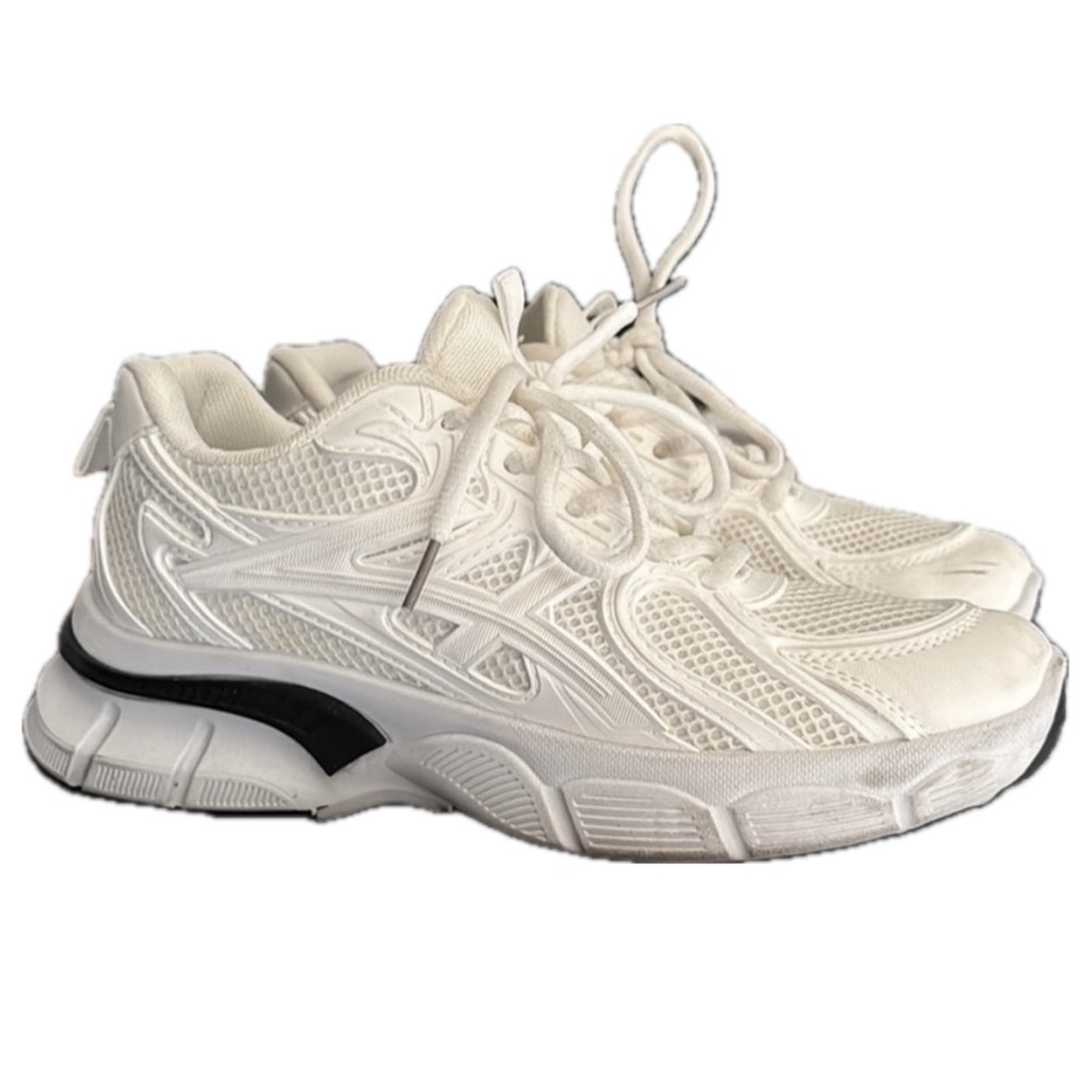 Cream Chunky Sneakers Women’s Size 8 Athleisure Dad Shoes